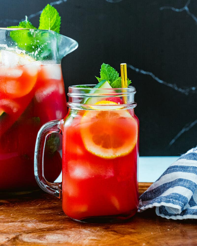 Strawberry Watermelon Lemonade at The Daily Docket Café